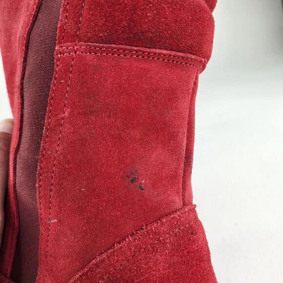 Santana Canada Maximo Snow Boot US 8 M Women's Red Platform Snow Pull-On Booys - Picture 12 of 15